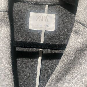 Zara Charcoal Wool Blend Jacket